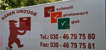 Bären - Umzüge in Umzugsunternehmen » Schildow