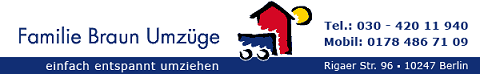 Familie Braun Umzüge in Umzugsunternehmen » Basdorf
