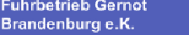 Fuhrbetrieb Gernot Brandenburg in Umzugsunternehmen » Teupitz