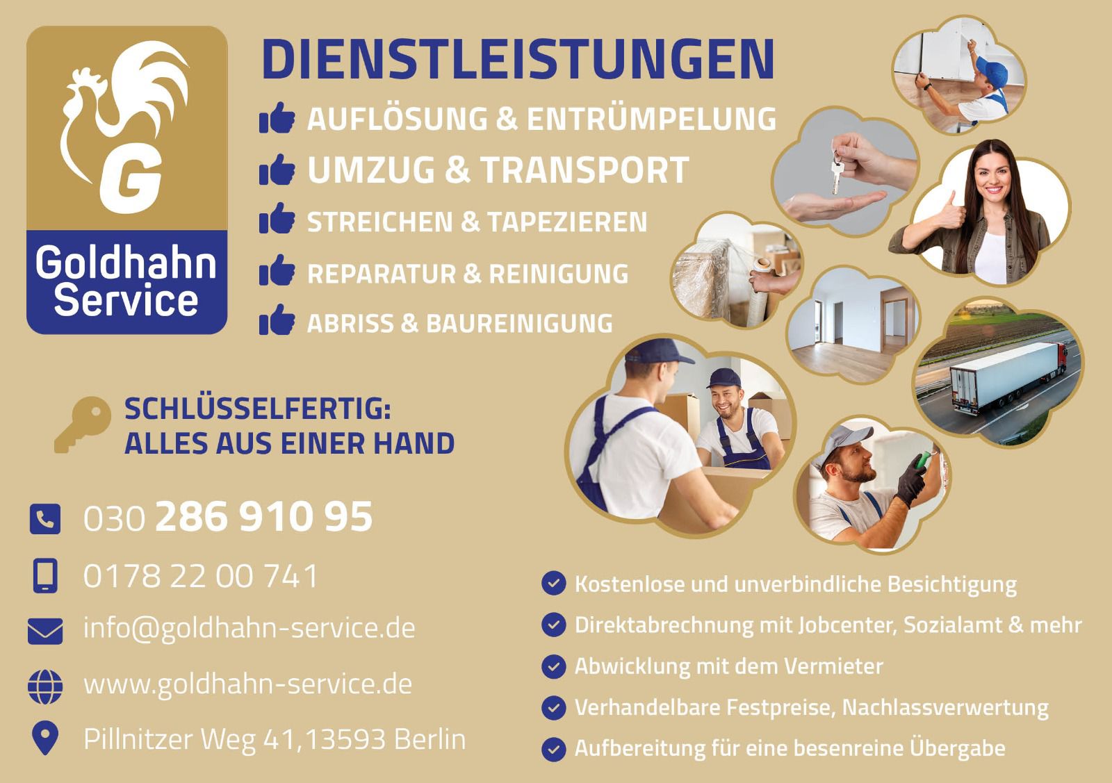 Logo von Goldhahn Service
