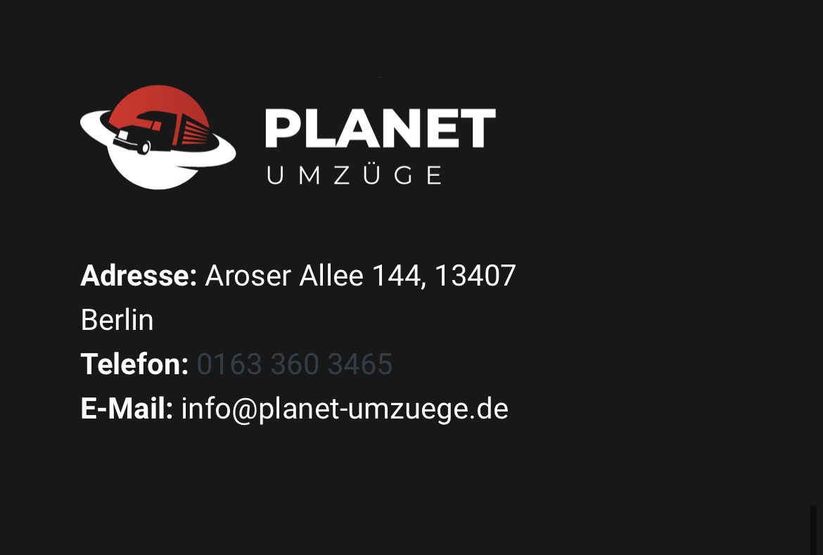 Planet Umzüge in Umzugsunternehmen » Hohen Neuendorf bei Berlin