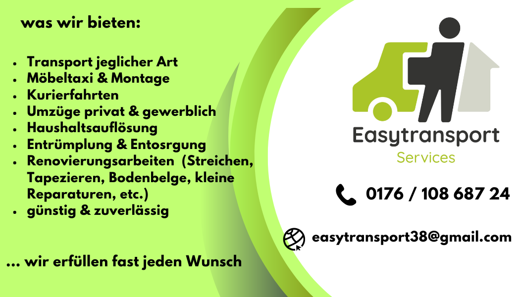 Easytransport Services in Umzugsunternehmen » Sehlem