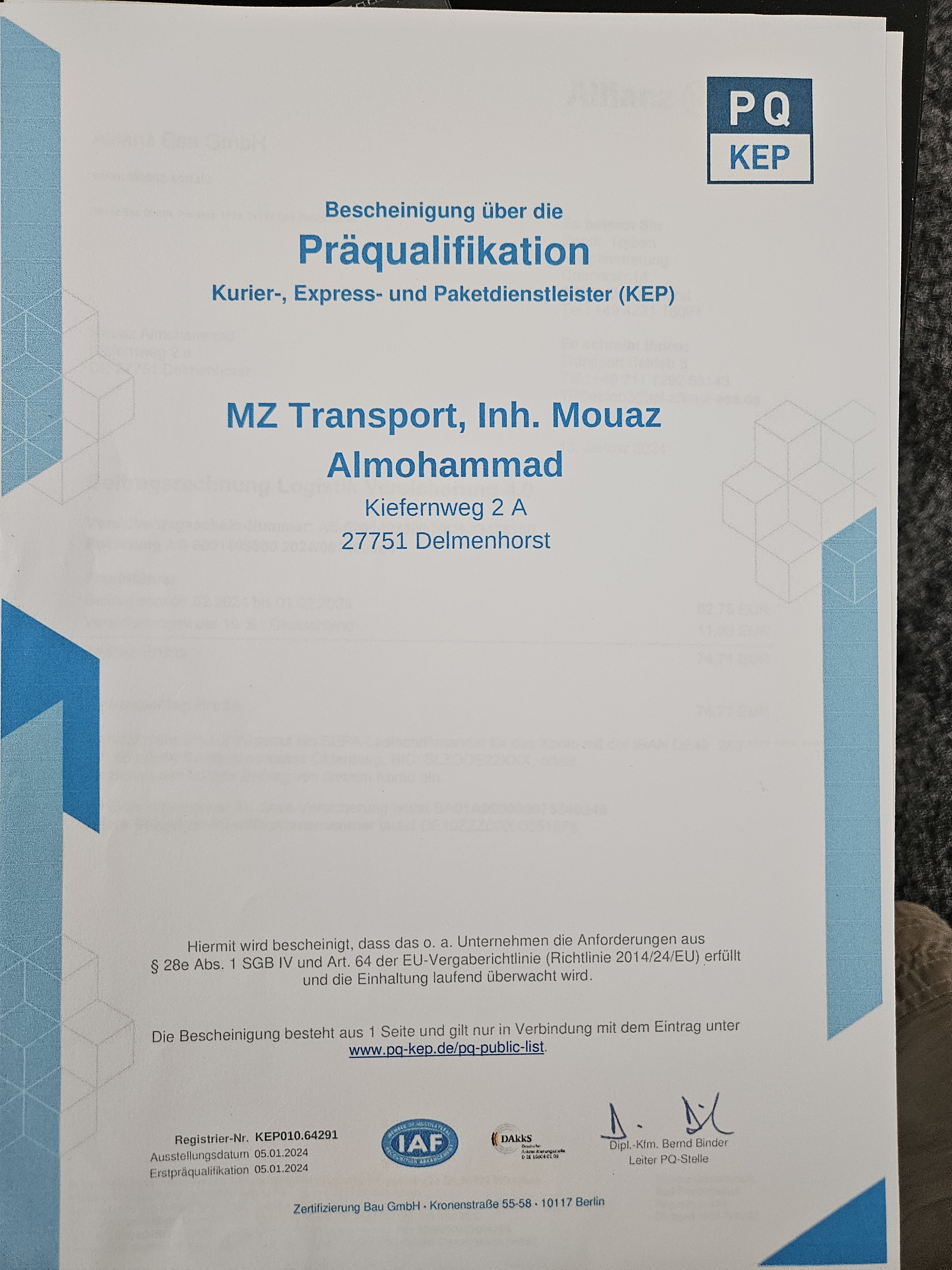 MZ Transport in Umzugsunternehmen » Balge