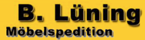 Unternehmenslogo: B. Lüning Möbelspedition in Dorsten Unternehmenslogo: B. Lüning Möbelspedition Dorsten