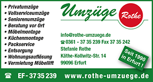 Umzüge Rothe in Umzugsunternehmen » Straußfurt