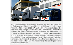 Umzugsunternehmen WITRA-Spedition