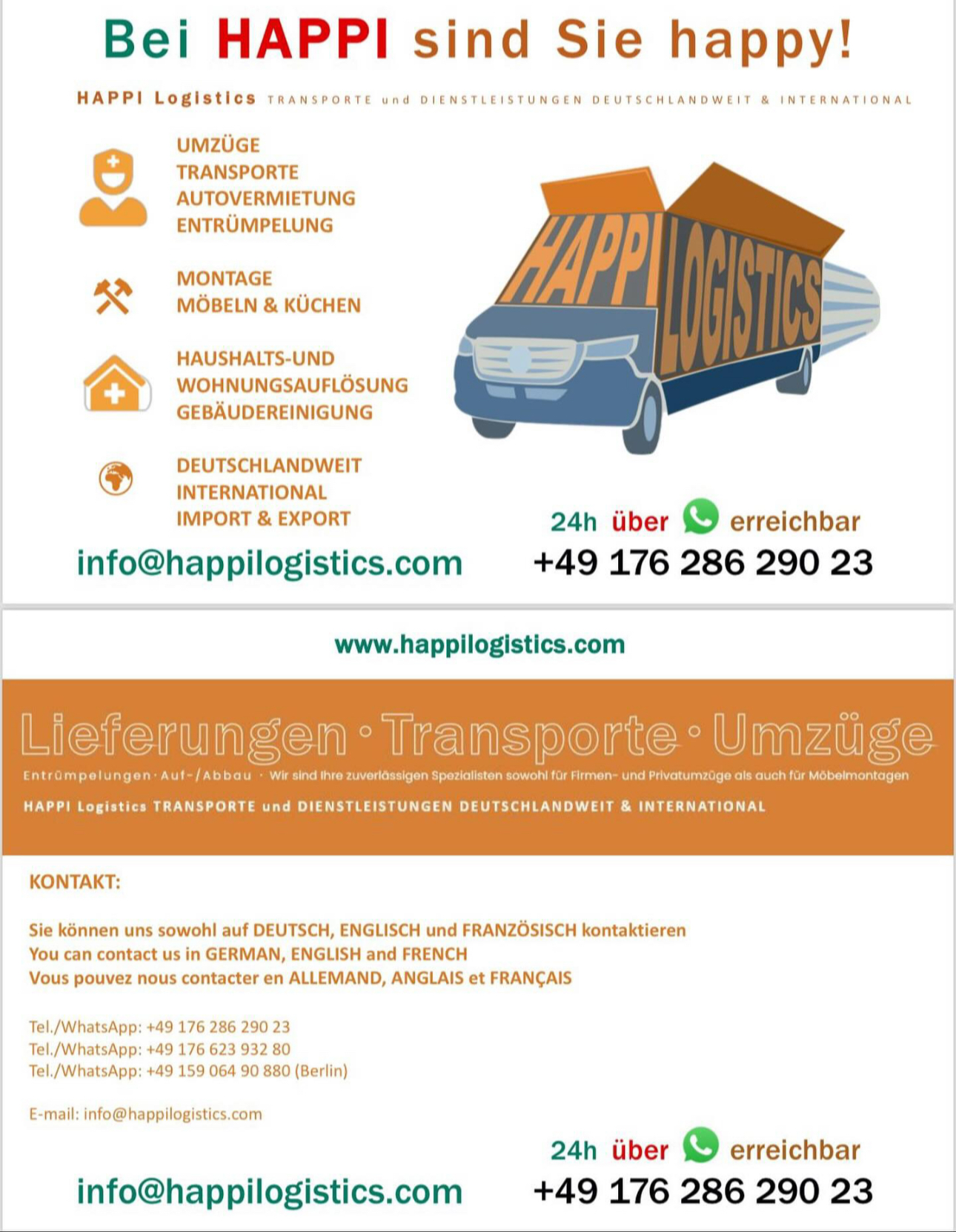 Happi Logistics in Umzugsunternehmen » Eggenstein-Leopoldshafen