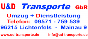 U&D Transporte GbR in Umzugsunternehmen » Kunreuth