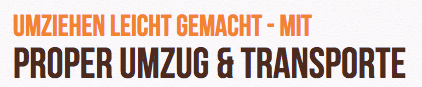 Proper Umzug & Transporte in Umzugsunternehmen » Mülheim an der Ruhr