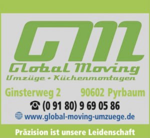 Global Moving Umzüge & Küchenmontagen in Umzugsunternehmen » Pyrbaum