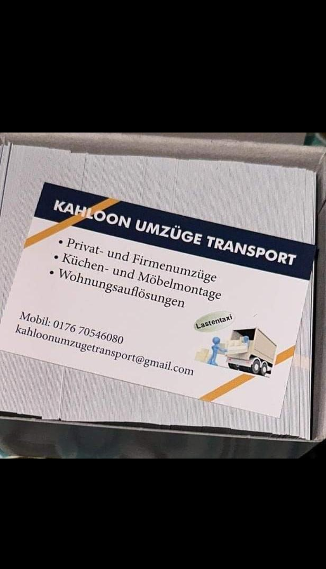 Kahloon Umzüge Transport in Umzugsunternehmen » Wilnsdorf