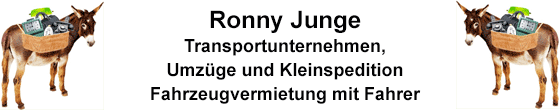 Saalfelder Packesel - Ronny Junge in Umzugsunternehmen » Sömmerda