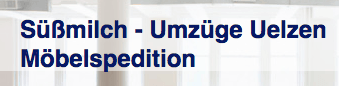 Süßmilch - Umzüge UelzenMöbelspedition in Umzugsunternehmen » Calberlah