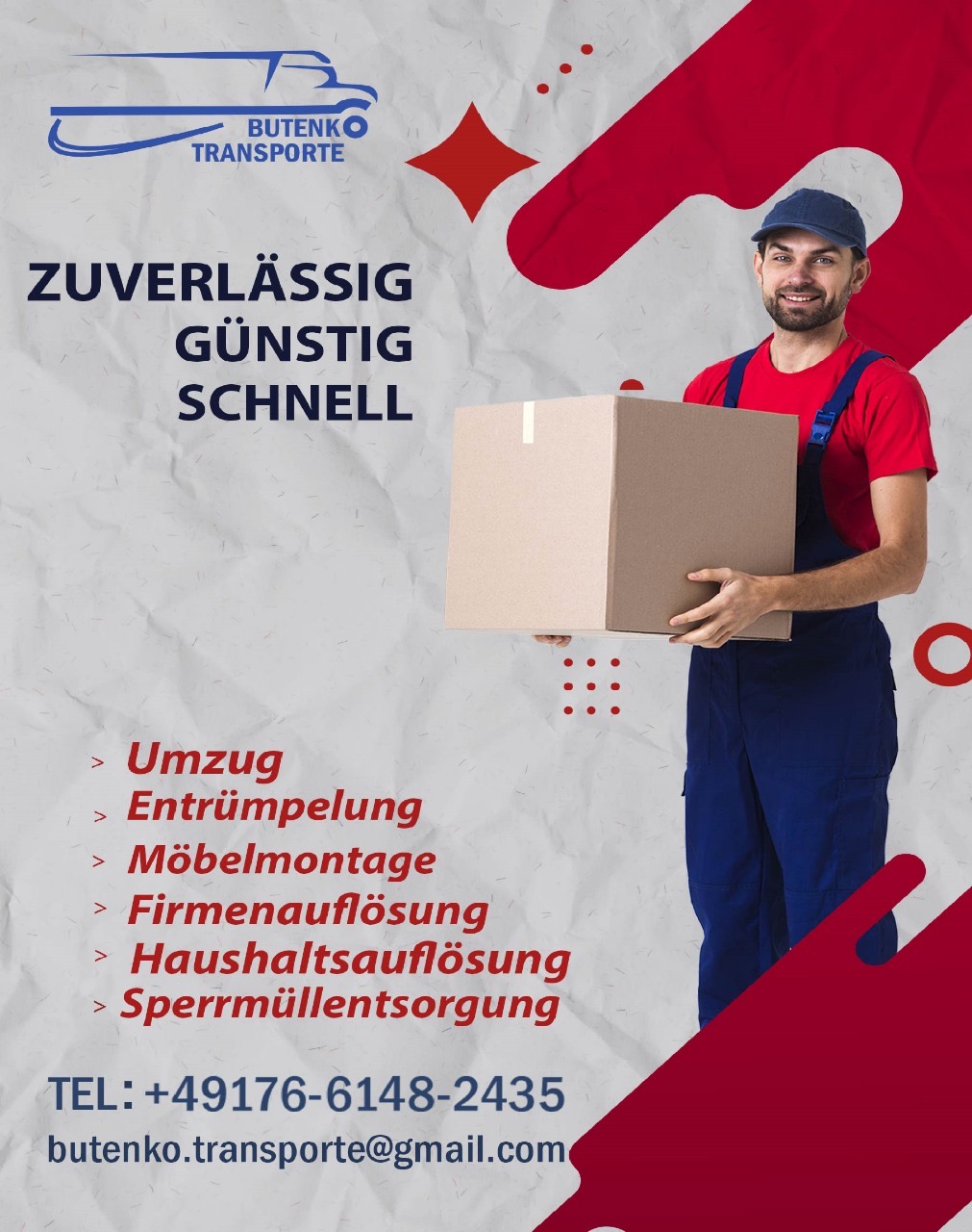 Butenko Transporte in Umzugsunternehmen » Timmaspe