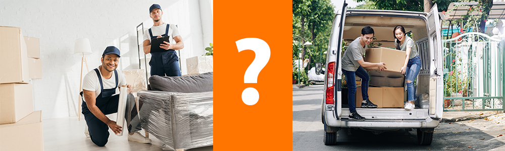Umzug selbst machen oder Umzugsfirma beauftragen - Kosten vergleichen